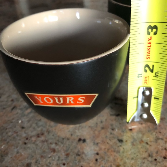 🎉HP🎊 Baileys Irish Cream Set of 4 “Yours” “Mine” Cups - Picture 7 of 8